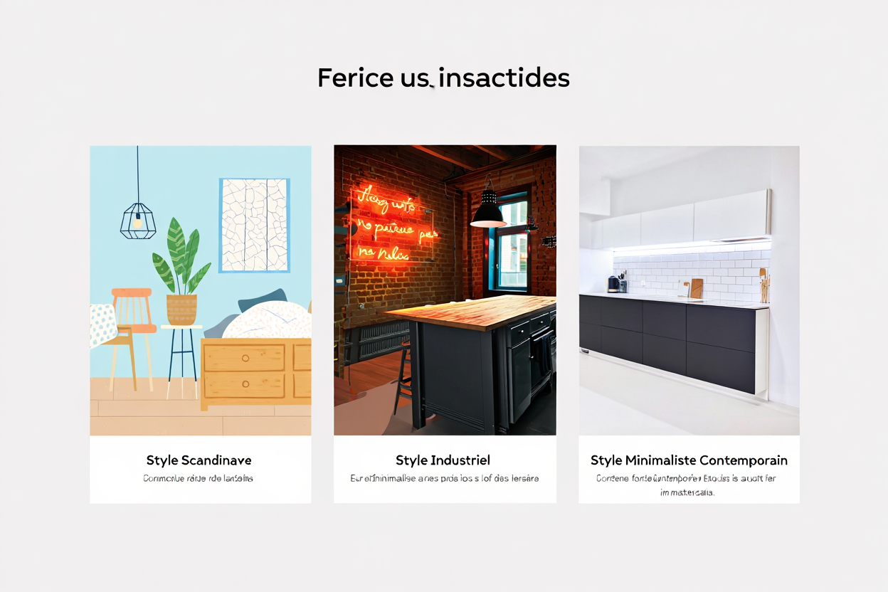 Styles cuisines ouvertes tendance