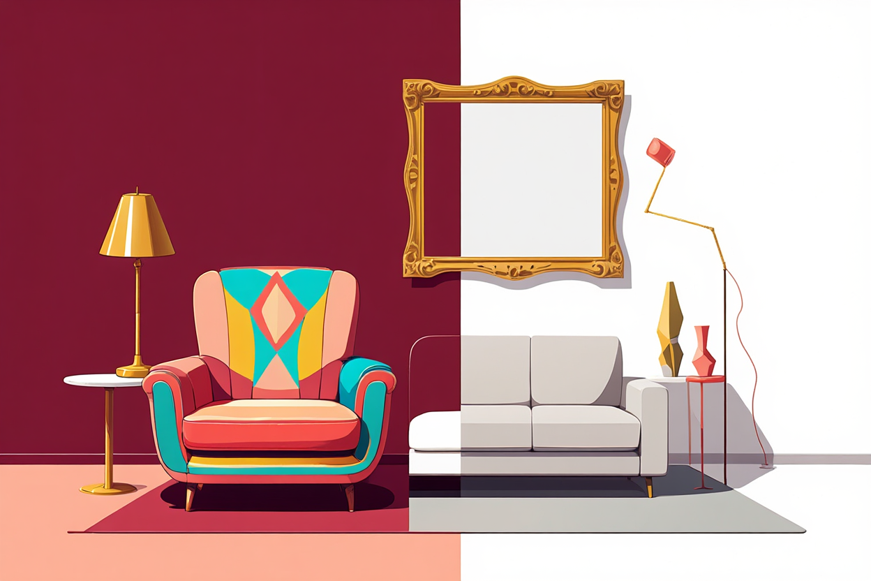 Fusion vintage et style moderne